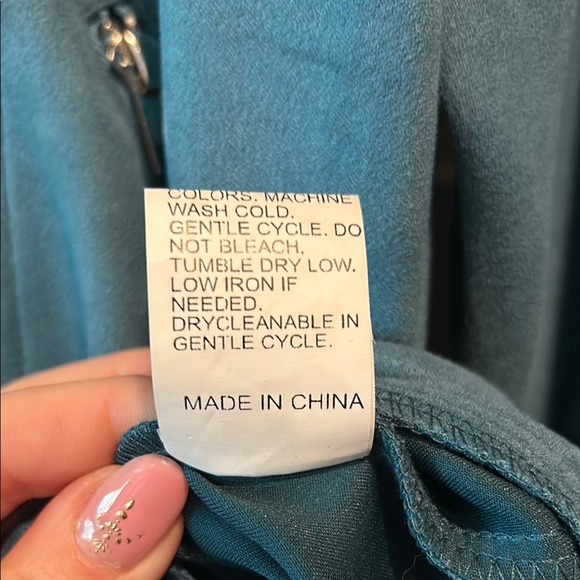 Peacock Blue Women's Jacket - Picture 4 of 8